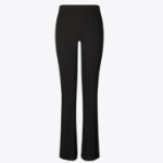 TORY BURCH Flared Viscose Compression Pant – Black