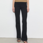 TORY BURCH Flared Viscose Compression Pant – Black