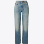 TORY BURCH Straight Wide Leg Jean – Blue