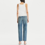 TORY BURCH Straight Wide Leg Jean – Blue