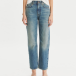 TORY BURCH Straight Wide Leg Jean – Blue