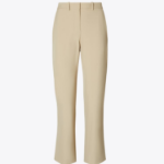 TORY BURCH Cropped Stretch Pants – Beige