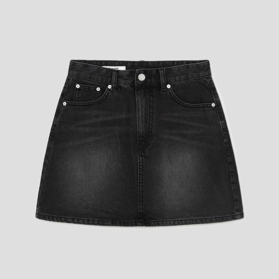 8 seconds Denim Mini Skirt - Ash