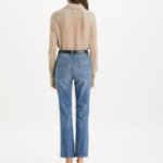 TORY BURCH Cropped Flare Jean – Light Blue