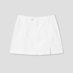 8 seconds Belted Denim Mini Skirt - White