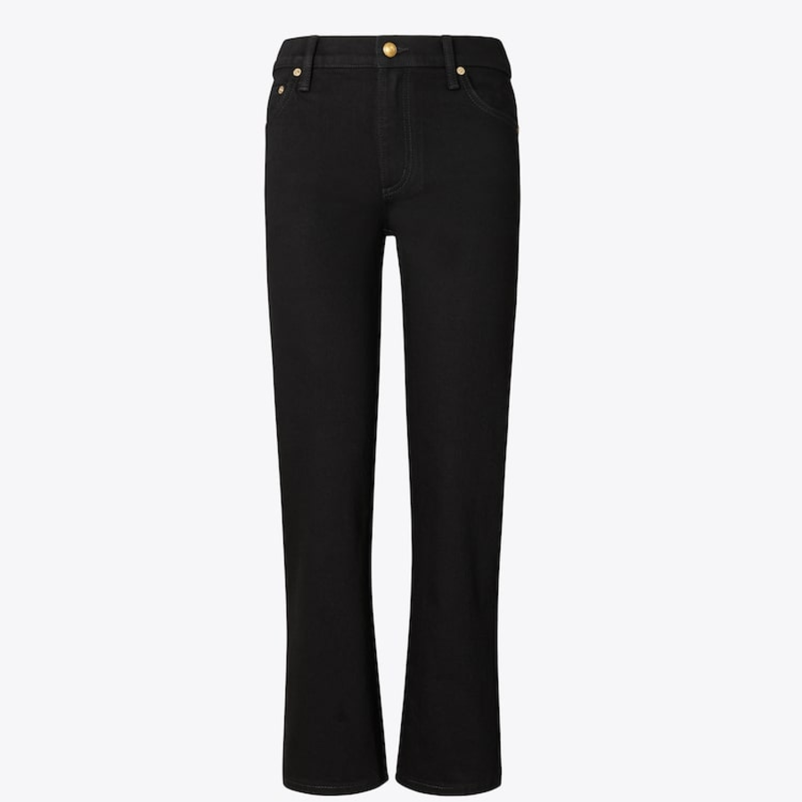 TORY BURCH Cropped Kick Flare – Black
