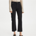 TORY BURCH Cropped Kick Flare – Black
