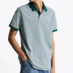 TOMMY HILFIGER [Official Headquarters] Interlock Stripe Polo Shirt