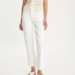 TORY BURCH Kick Flare Denim Jean – White