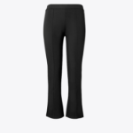 TORY BURCH Flared Knit Pant – Black