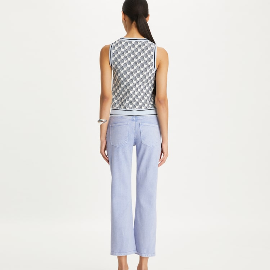 TORY BURCH Kick Flare Denim Jean – Blue