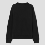 Maison Kitsune Unisex Barista Fox Patch Regular Sweatshirt - Black