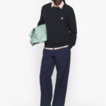 Maison Kitsune Unisex Barista Fox Patch Regular Sweatshirt - Black