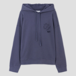 Maison Kitsune Men Crafted Daisy Oversize Hoodie - Fig