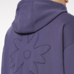 Maison Kitsune Men Crafted Daisy Oversize Hoodie - Fig