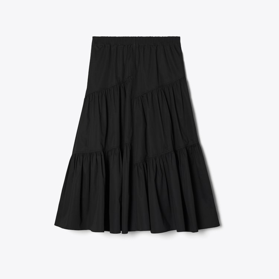 TORY BURCH Cotton Skirt – Black