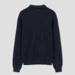 Maison Kitsune Men Double Bold Fox Head Half Zip Comfort Sweatshirt - Anthracite