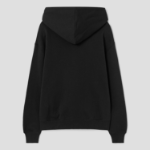 Maison Kitsune Men Bold Fox Head Patch Comfort Zipped Hoodie - Black
