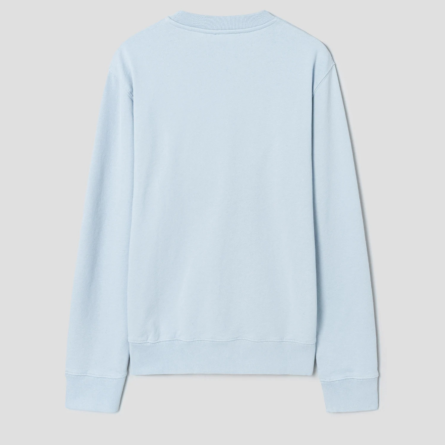 Maison Kitsune Men Fox Head Patch Regular Sweatshirt - Cirrus Blue
