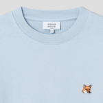 Maison Kitsune Men Fox Head Patch Regular Sweatshirt - Cirrus Blue