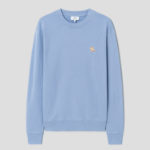 Maison Kitsune Men Chillax Patch Regular Sweatshirt - Beat Blue