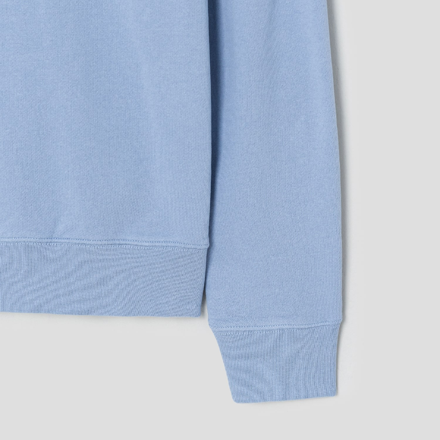 Maison Kitsune Men Chillax Patch Regular Sweatshirt - Beat Blue