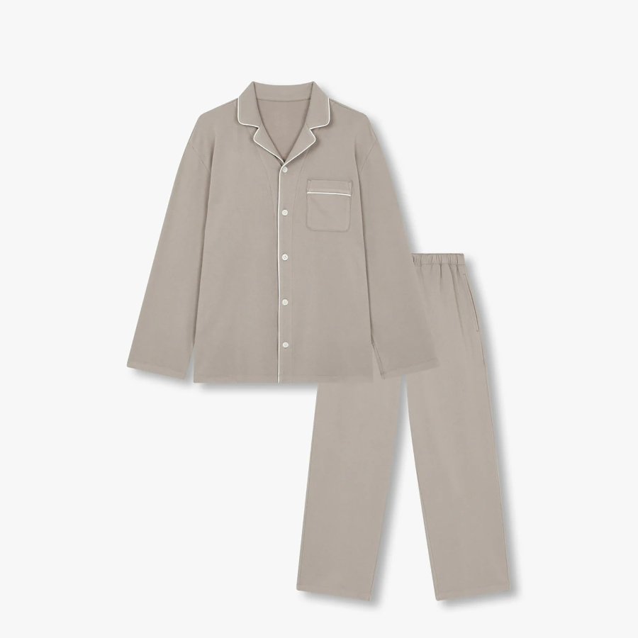 JAJU Cozy Pajama Set – Beige