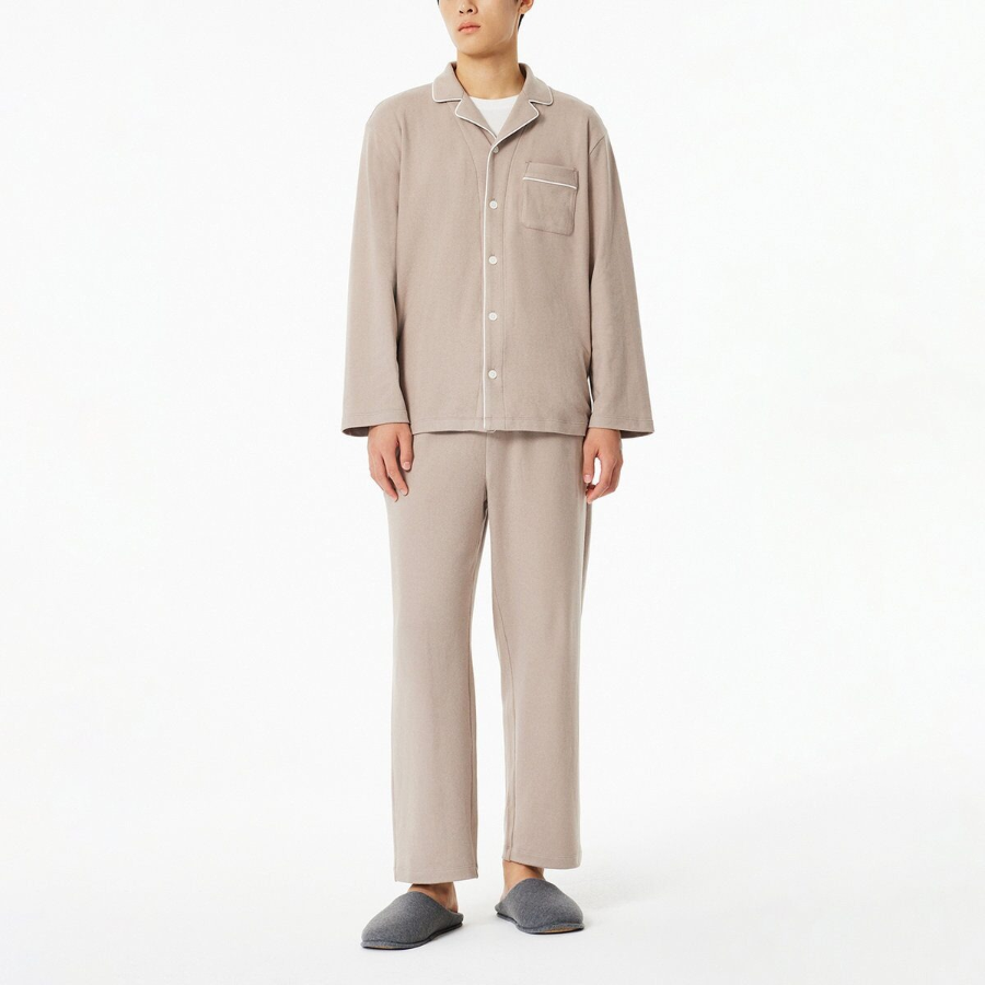 JAJU Cozy Pajama Set – Beige