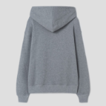 Maison Kitsune Men Bold Fox Head Patch Comfort Zipped Hoodie - Medium Grey Melange