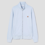 Maison Kitsune Men Fox Head Patch Fullzip Regular Sweatshirt - Cirrus Blue