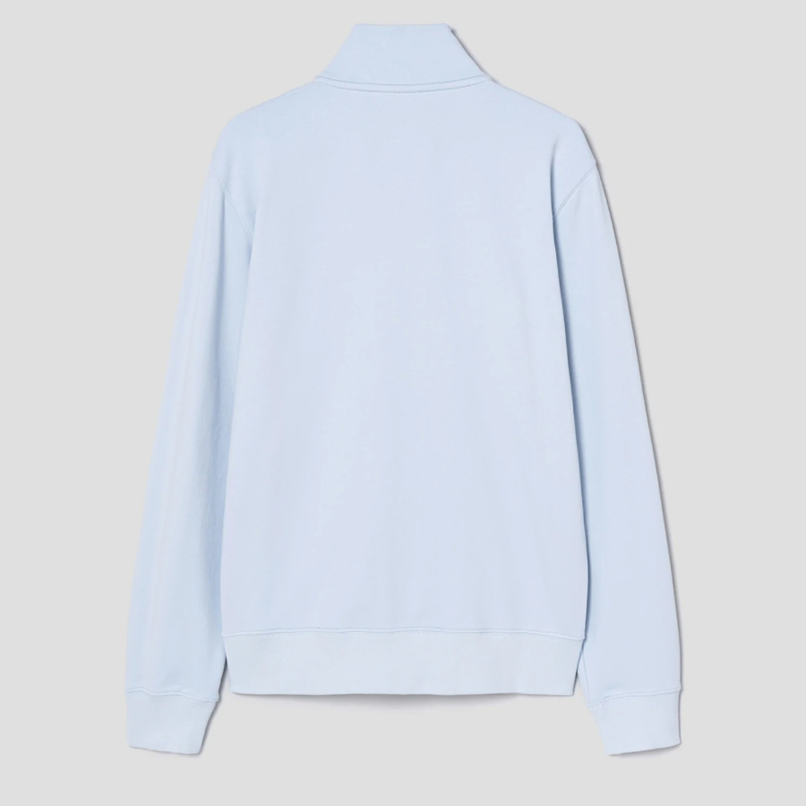 Maison Kitsune Men Fox Head Patch Fullzip Regular Sweatshirt - Cirrus Blue