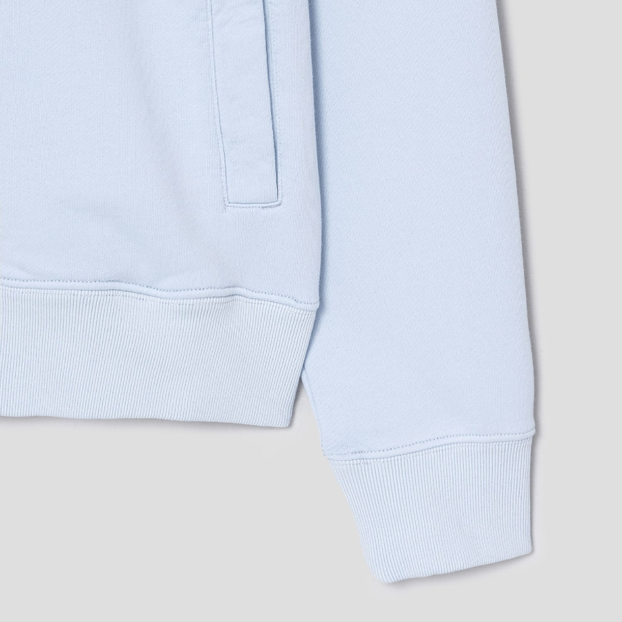 Maison Kitsune Men Fox Head Patch Fullzip Regular Sweatshirt - Cirrus Blue