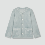 JAJU Mink Fleece V-Neck Pajama Set – Mint