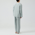 JAJU Mink Fleece V-Neck Pajama Set – Mint
