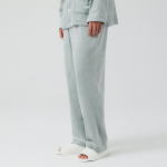 JAJU Mink Fleece V-Neck Pajama Set – Mint