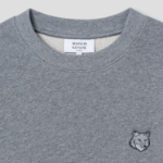 Maison Kitsune Men Bold Fox Head Patch Comfort Sweatshirt - Medium Grey Melange
