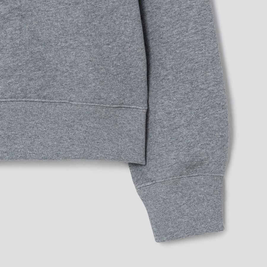 Maison Kitsune Men Bold Fox Head Patch Comfort Sweatshirt - Medium Grey Melange