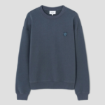 Maison Kitsune Men Bold Fox Head Patch Comfort Sweatshirt - Slate Grey