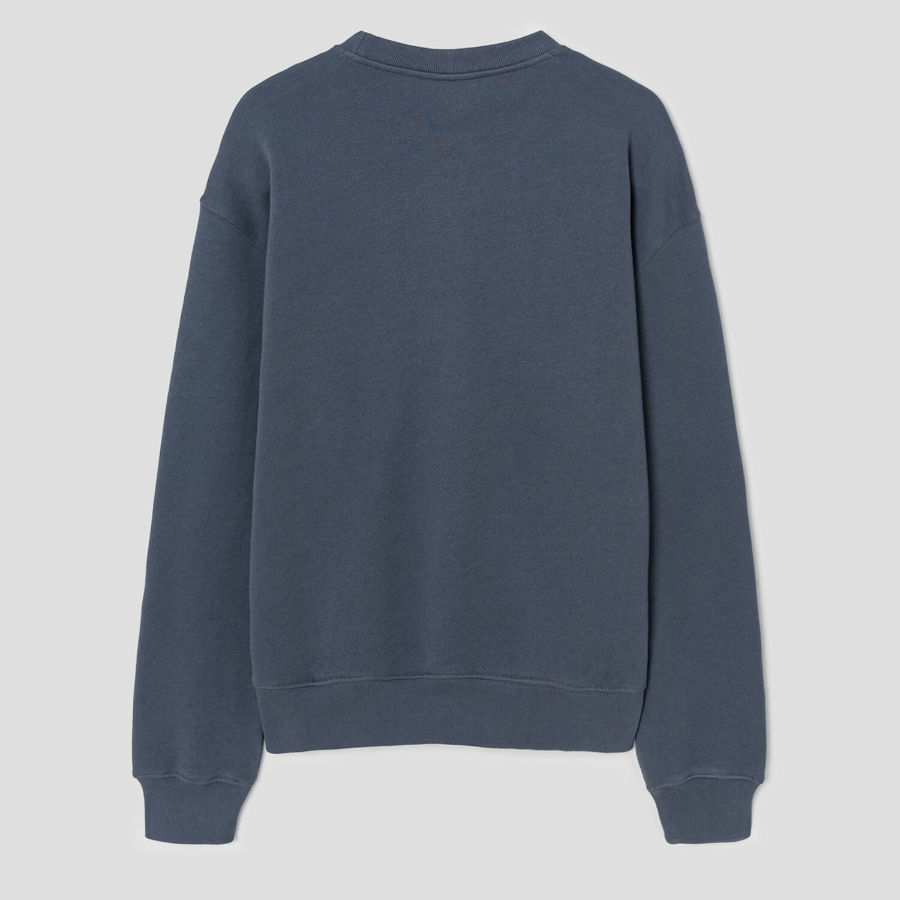 Maison Kitsune Men Bold Fox Head Patch Comfort Sweatshirt - Slate Grey