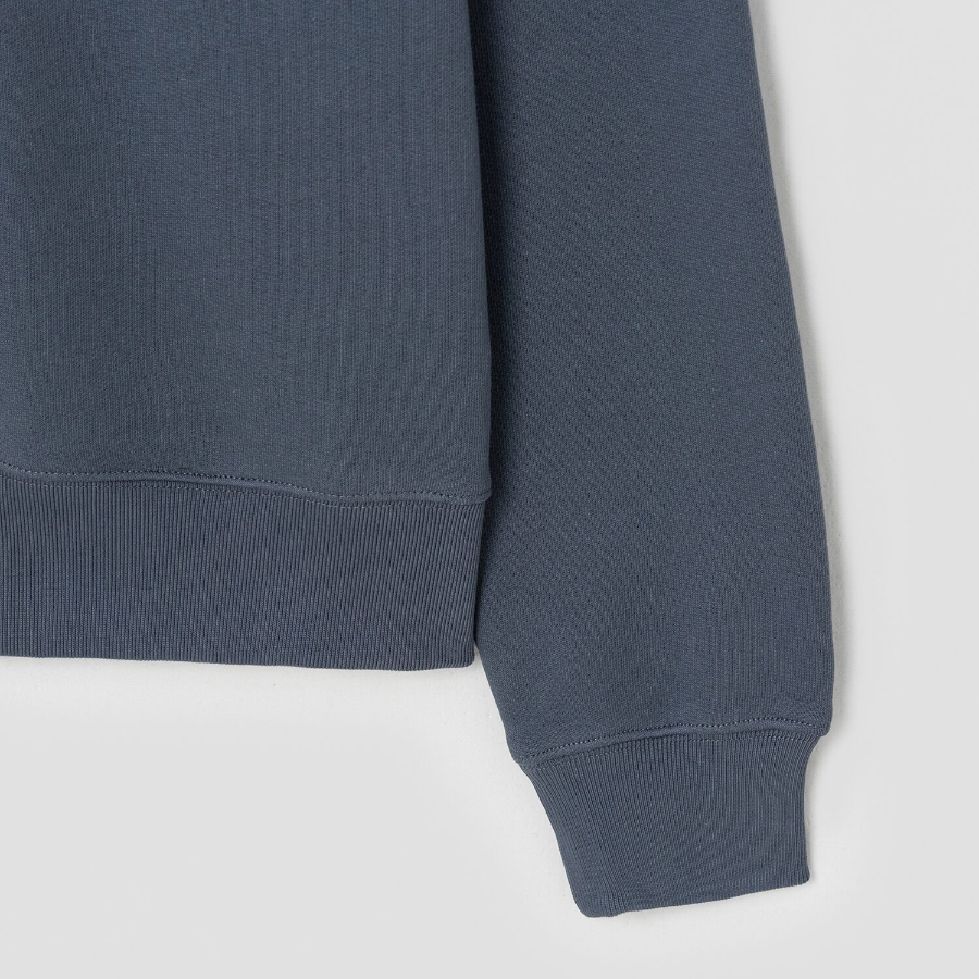 Maison Kitsune Men Bold Fox Head Patch Comfort Sweatshirt - Slate Grey