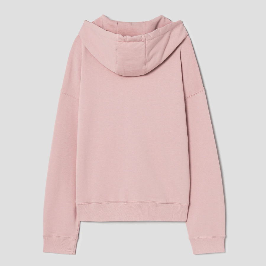 Maison Kitsune Men Bold Fox Head Patch Oversize Hoodie - Pink Clay