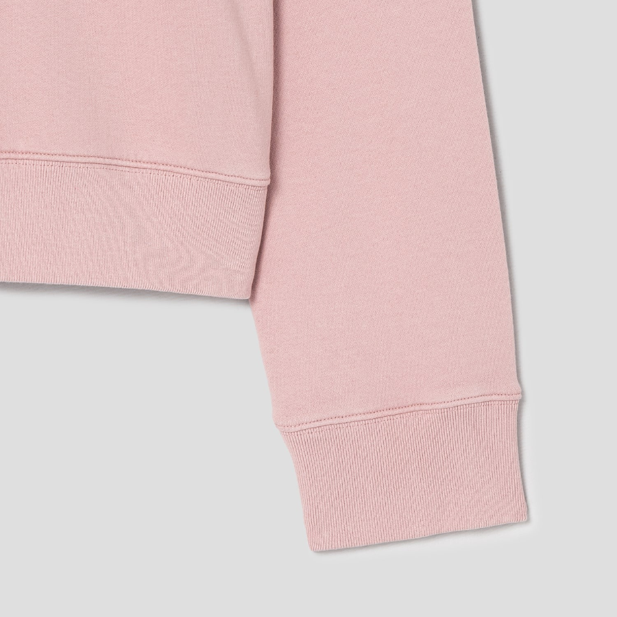 Maison Kitsune Men Bold Fox Head Patch Oversize Hoodie - Pink Clay