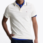 TOMMY HILFIGER [Official Headquarters] Oxford Stripe Polo Shirt