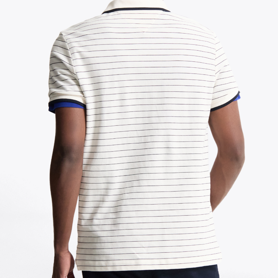 TOMMY HILFIGER [Official Headquarters] Oxford Stripe Polo Shirt