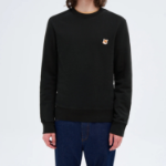 Maison Kitsune Men Fox Head Patch Regular Sweatshirt - Black