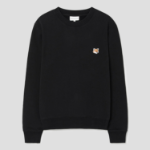 Maison Kitsune Men Fox Head Patch Regular Sweatshirt - Black