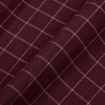 JAJU Flannel Pajama Set – Dark Burgundy