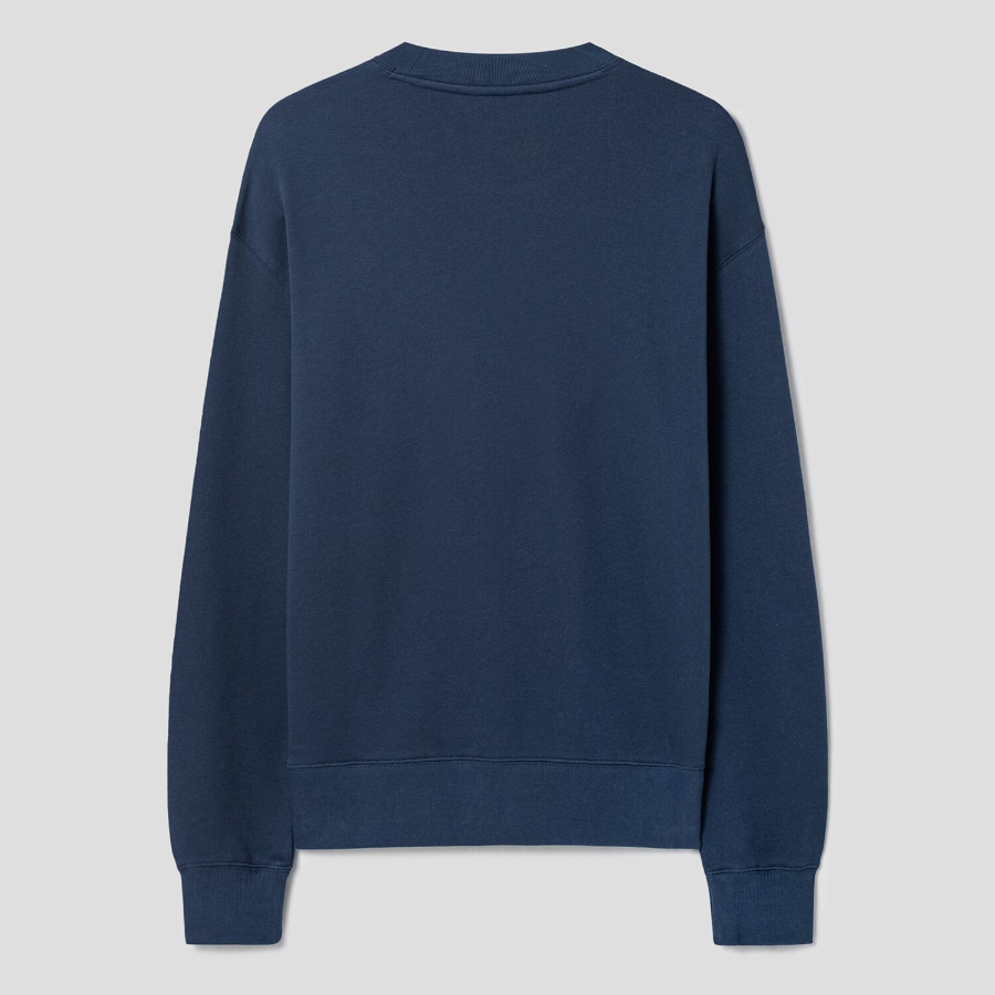 Maison Kitsune Men Speedy Fox Patch Comfort Sweatshirt - Ink Blue