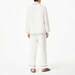 JAJU Flannel Pajama Set – Cream