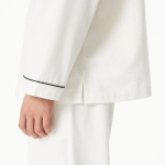 JAJU Flannel Pajama Set – Cream